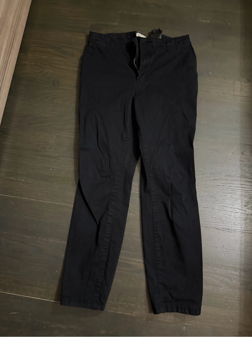 H&m womens Black Casual Chino Pants - petite Fit 8